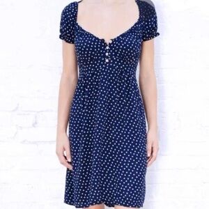 Brandy Melville Navy “Blair” Floral Dress